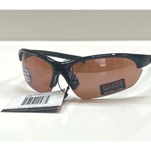New Maxx HD Sunglasses Domain HD black golf driving fishing polarized brown lens